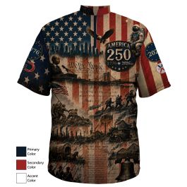 America 250 bowling jersey